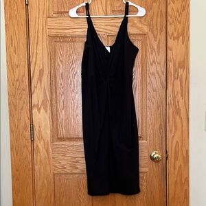 H&M Black Midi Dress